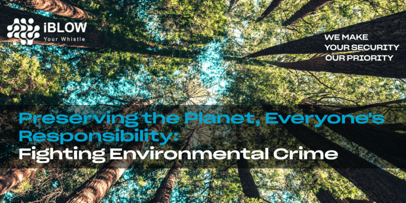 We need everyone's help to raise awareness of environmental crime, highlighting the negative impacts of intentional pollution and disregard for environmental standards. Encourage companies to adopt sustainable and responsible practices.