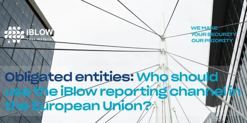 Image from this week's iblow.eu article, which shows you an analogy between the cables that connect a bridge to the legal obligations in force in the European Union, by the Whistleblower Protection Directive, identifying the European entities obliged to use the iBlow reporting channel and how this reporting channel management platform can help these entities fulfill their obligations and gain from the process.